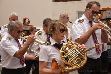 Misa, procesión y desfile de ganado en La Pardilla (Foto Francisco Javier Santana)
